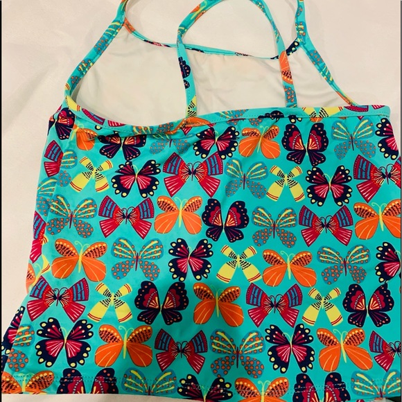 GARNET HILL KIDS Girls 2-piece bathing suit. Size 8 - Picture 3 of 7